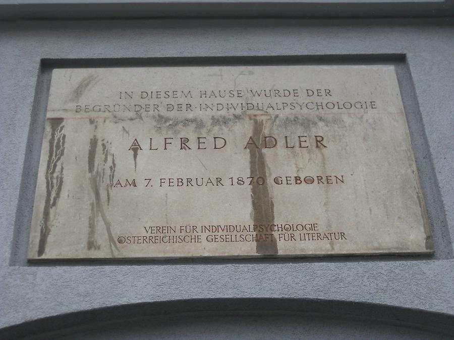 Alfred Adler Gedenktafel