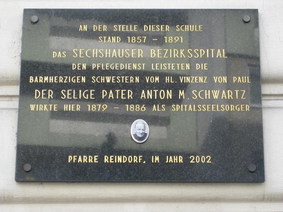 P. Anton M. Schwartz Gedenktafel