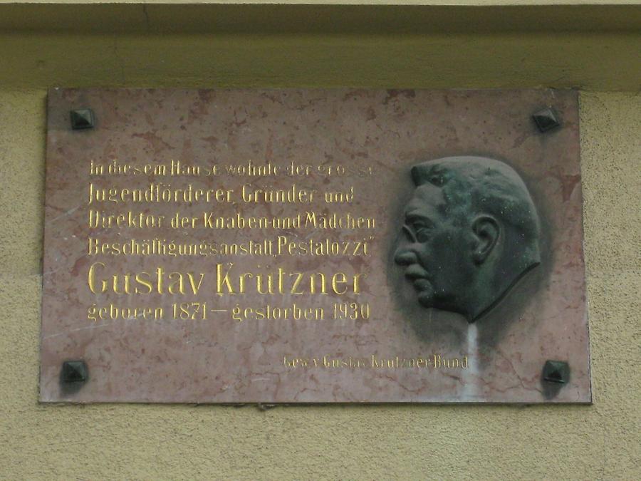 Gustav Krützner Gedenktafel