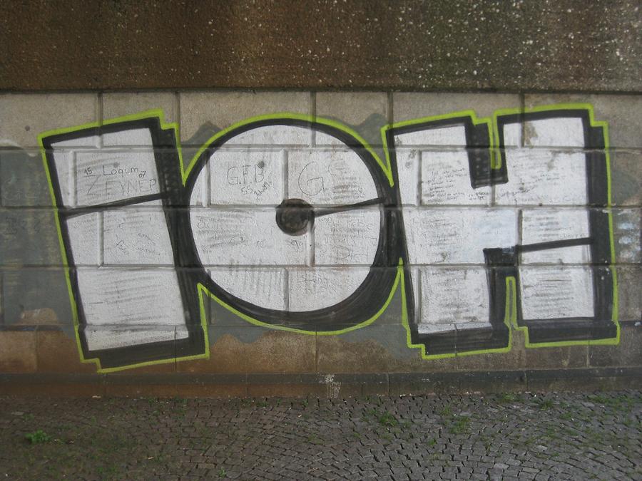 Graffito 'Ich'