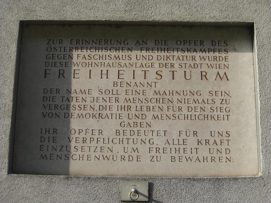 Freiheitskampf-Erinnerungstafel