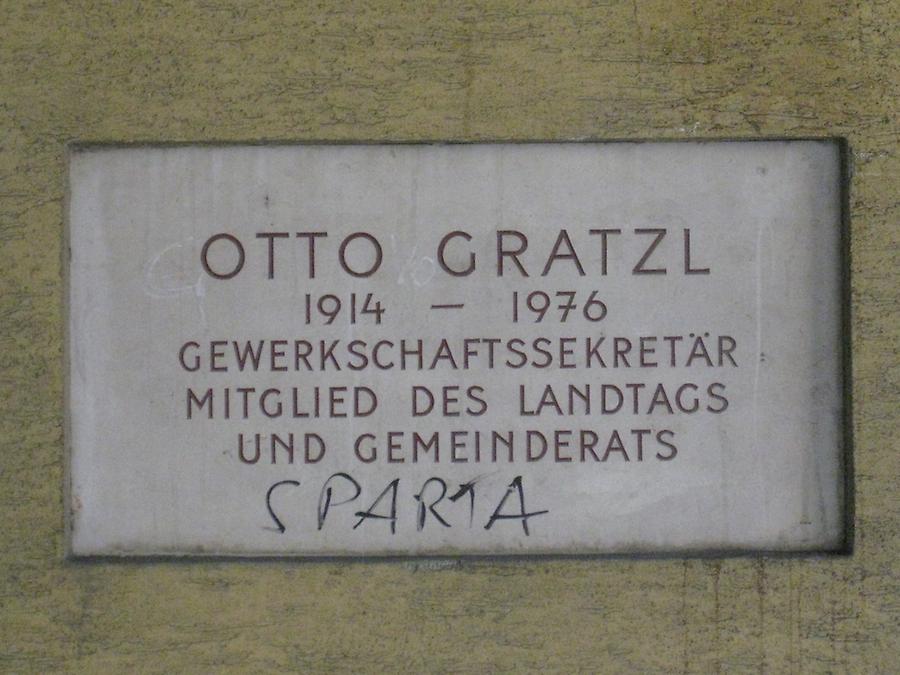 Otto Gratzl Gedenktafel