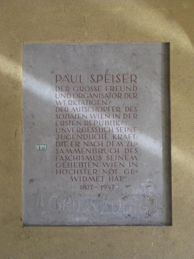 Paul Speiser Gedenktafel