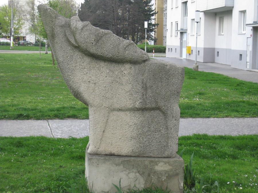 Natursteinplastik 'Hirsch' von Alexander Wahl 1962