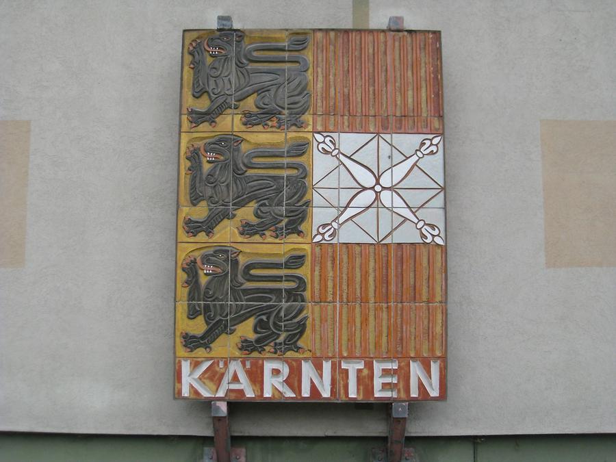 Keramikwappen 'Kärnten' von Leopold Schmid 1966