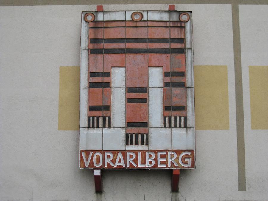 Keramikwappen 'Vorarlberg' von Leopold Schmid 1966