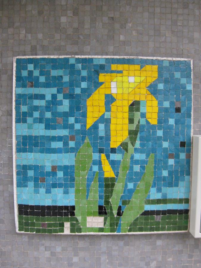 Mosaik 'Märzenbecher' 1964