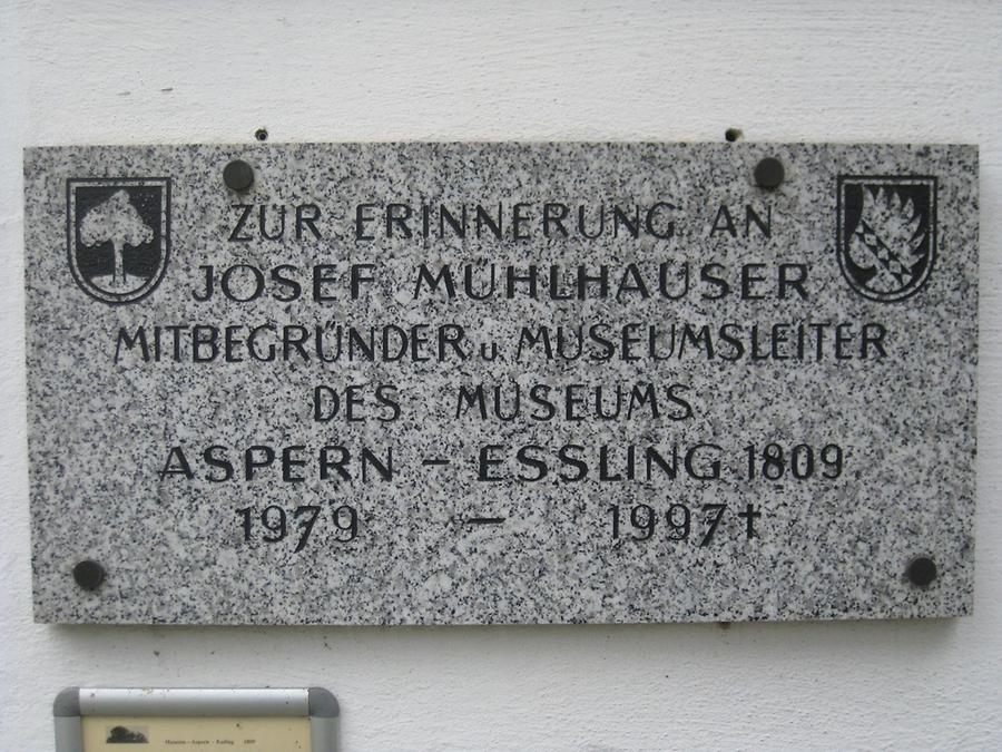 Josef Mühlhauser Gedenktafel
