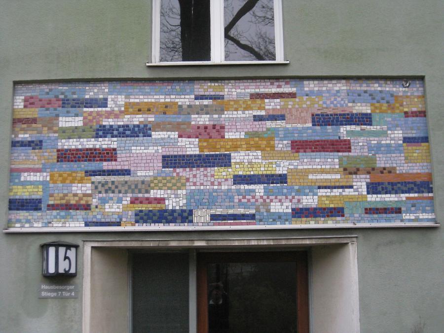 Hauszeichenmosaik von Johannes Wanke 1959