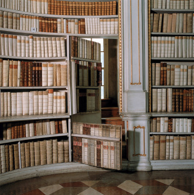 Geheimtür in der Bibliothek, © IMAGNO/Gerhard Trumler