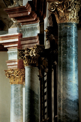 Säulen  und Pilaster in Stift Altenburg, © IMAGNO/Franz Hubmann