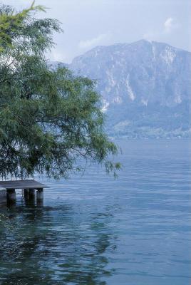 Blick auf den Attersee, © IMAGNO/Gerhard Trumler