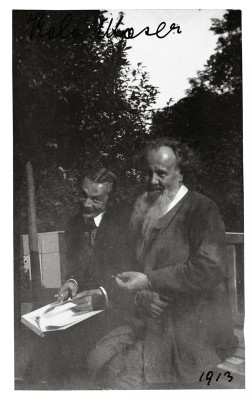 Hermann Bahr und Koloman Moser, © IMAGNO/Österreichisches Theatermuseum