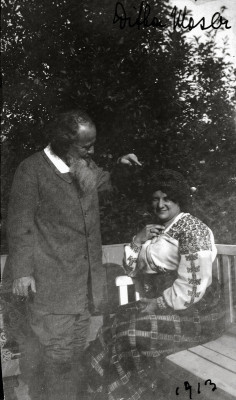 Hermann Bahr und Ditta Moser, © IMAGNO/Österreichisches Theatermuseum