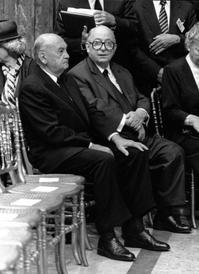 Anton Benya und Rudolf Sallinger, © IMAGNO/Nora Schuster