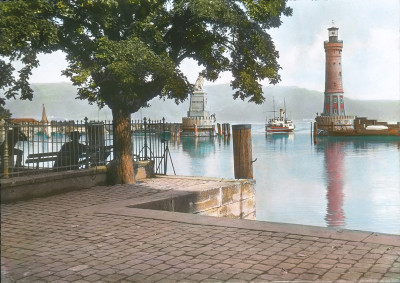 Der neue Hafen in Lindau, © IMAGNO/Öst. Volkshochschularchiv