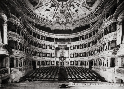 Innenansicht des Burgtheaters, © IMAGNO/Österreichisches Theatermuseum