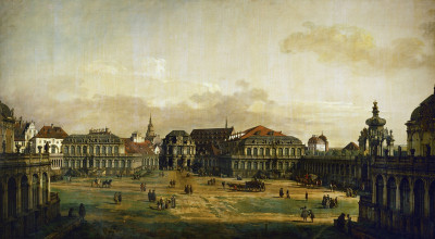 Der Zwingerhof in Dresden, © IMAGNO/Austrian Archives (Ö)