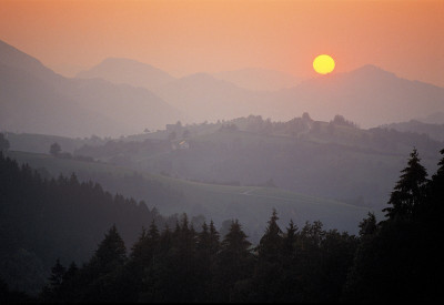 Sonnenuntergang am Gamsstein, © IMAGNO/Gerhard Trumler
