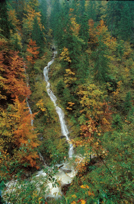 Wasserfall im Oberen Lumplgraben, © IMAGNO/Gerhard Trumler