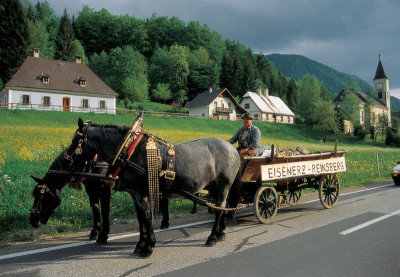 Rauheisentransport, © IMAGNO/Gerhard Trumler