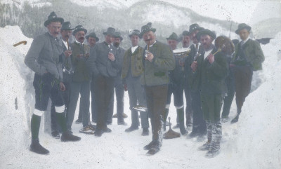 Eisstockschützen im Ausseerland, © IMAGNO/Öst. Volkshochschularchiv