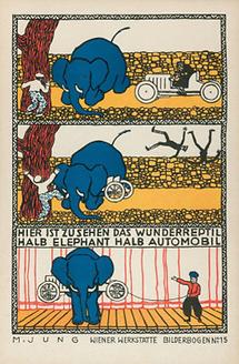 Halb Elephant halb Automobil