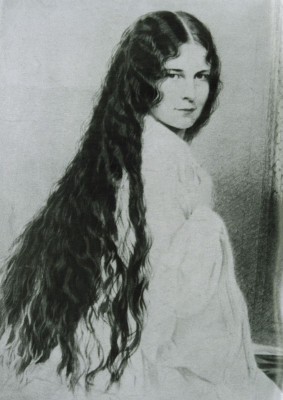 Kaiserin Elisabeth mit offenen Haaren, © IMAGNO/Austrian Archives