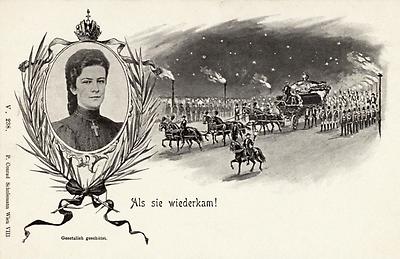 Gedenkpostkarte, © IMAGNO/Austrian Archives