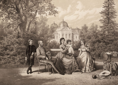 Die kaiserliche Familie in Gödöllö, © IMAGNO/Austrian Archives