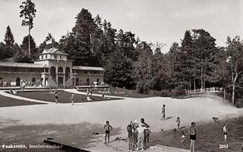 Das Inselstrandbad am Faaker See