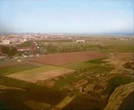 Blick von Südosten auf Favoriten