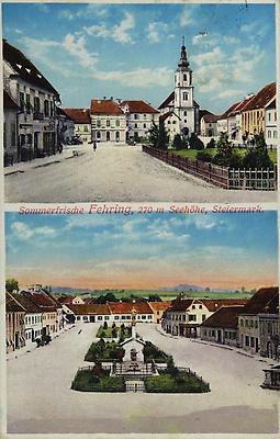 Postkarte mit 2 Motiven, © IMAGNO/Austrian Archives