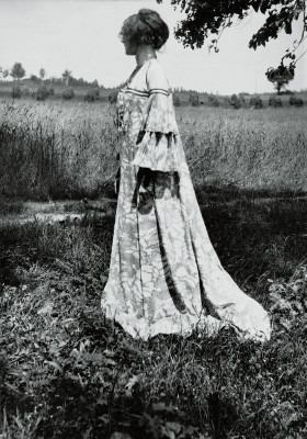 Emilie Flöge in einem Haus-Kleid, © IMAGNO/Austrian Archives