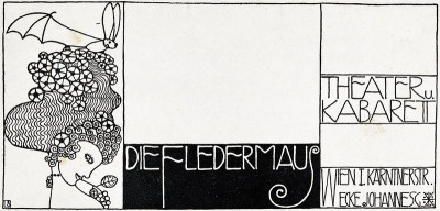 Briefcouvert des Cabaret Fledermaus, © IMAGNO/Austrian Archives