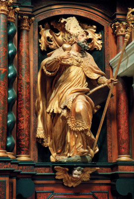 Statue des hl. Augustinus, © IMAGNO/Gerhard Trumler