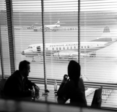 Restaurant am Flughafen Wien Schwechat, © IMAGNO/Barbara Pflaum