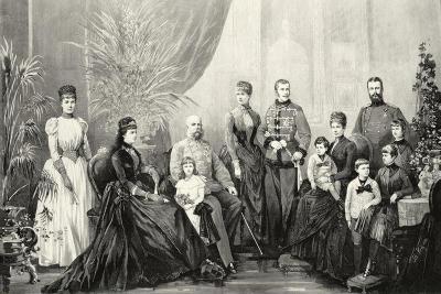 Franz Joseph und Elisabeth mit ihrer Familie, © IMAGNO/Austrian Archives