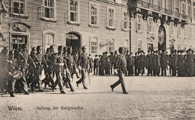 Die Ablösung der Burgwache in der Hofburg, © IMAGNO/Austrian Archives
