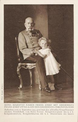 Kaiser Franz Joseph I. mit Otto von Habsburg, © IMAGNO/Austrian Archives