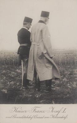 Kaiser Franz Joseph I. und Franz Conrad von Hötzendorf, © IMAGNO/Austrian Archives