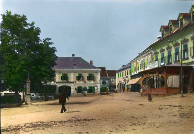 Hauptplatz in Friedberg, © IMAGNO/Öst. Volkshochschularchiv