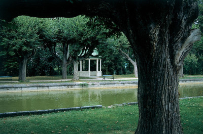 Säulenpavillon in der Gartenanlage von Stift Melk, © IMAGNO/Gerhard Trumler