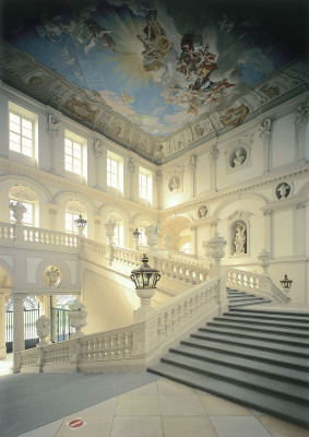 Kaiserstiege im Benediktinerstift von Göttweig, © IMAGNO/Gerhard Trumler