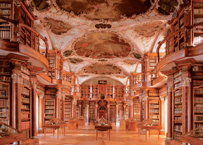 Stiftsbibliothek St. Gallen, © IMAGNO/Gerhard Trumler