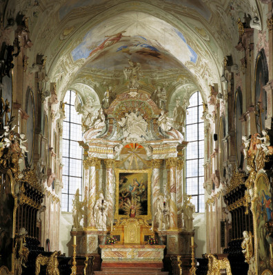 Hochaltar in der Stiftskirche Geras, © IMAGNO/Gerhard Trumler