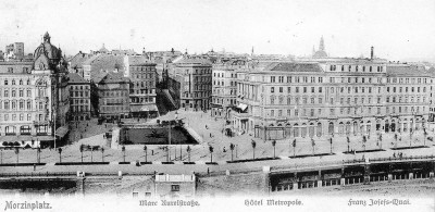 Blick von der Leopoldstadt über den Donaukanal, © IMAGNO/Austrian Archives