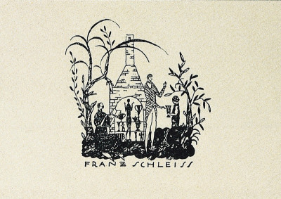 Briefcouvert des Keramik-Atelier Franz Schleiss, © IMAGNO/Austrian Archives