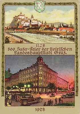Postkarte mit zwei Motiven, © IMAGNO/Austrian Archives