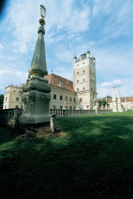 Hauptfront von Schloss Greillenstein, © IMAGNO/Gerhard Trumler